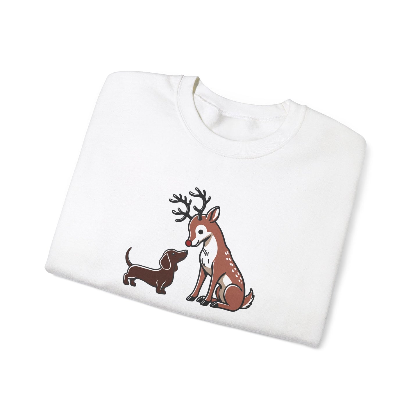 Reindeer Love Crewneck - Brown