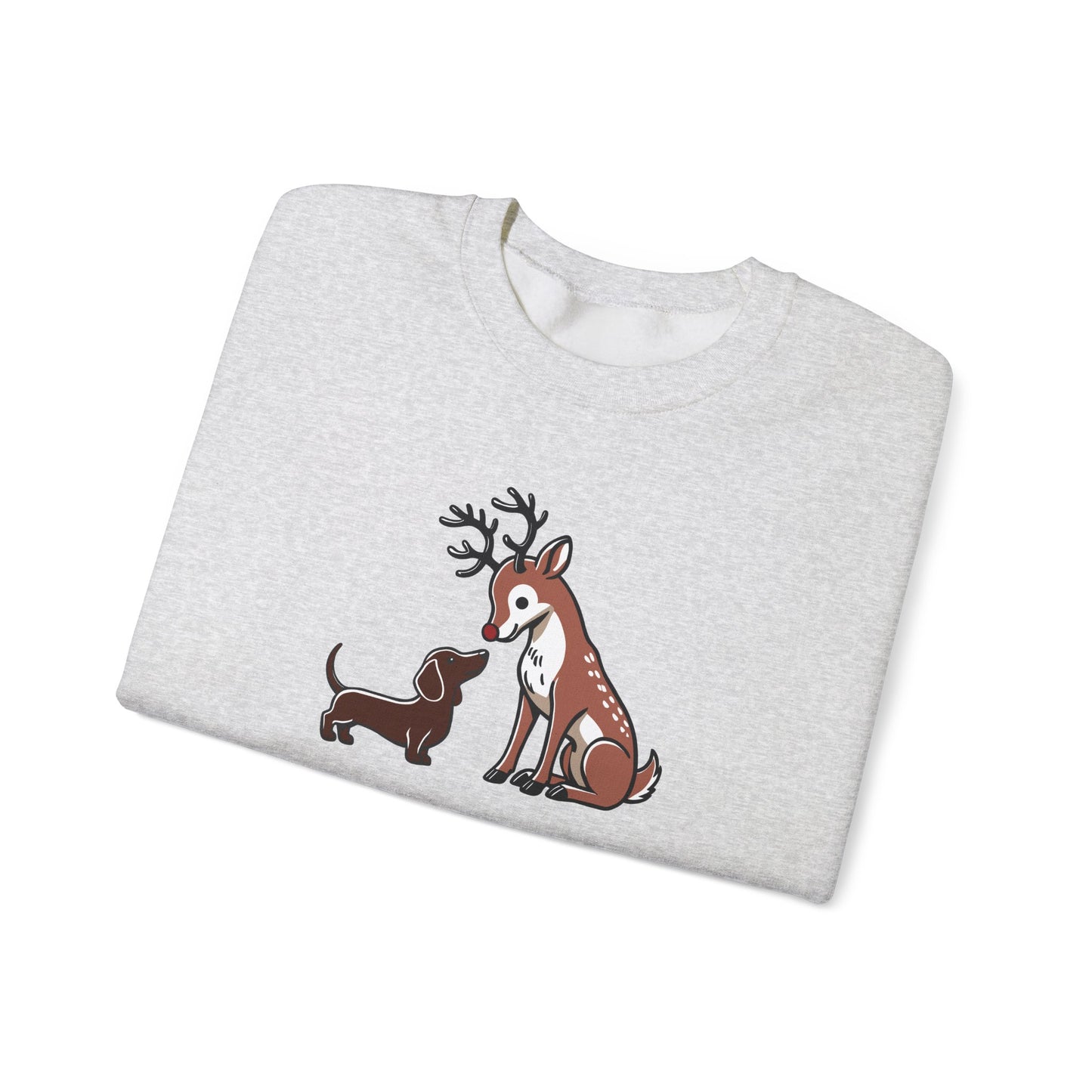 Reindeer Love Crewneck - Brown