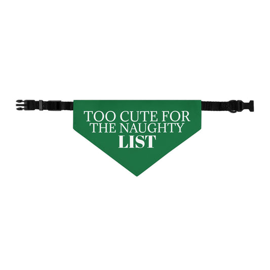 Naughty List Bandana w/Collar