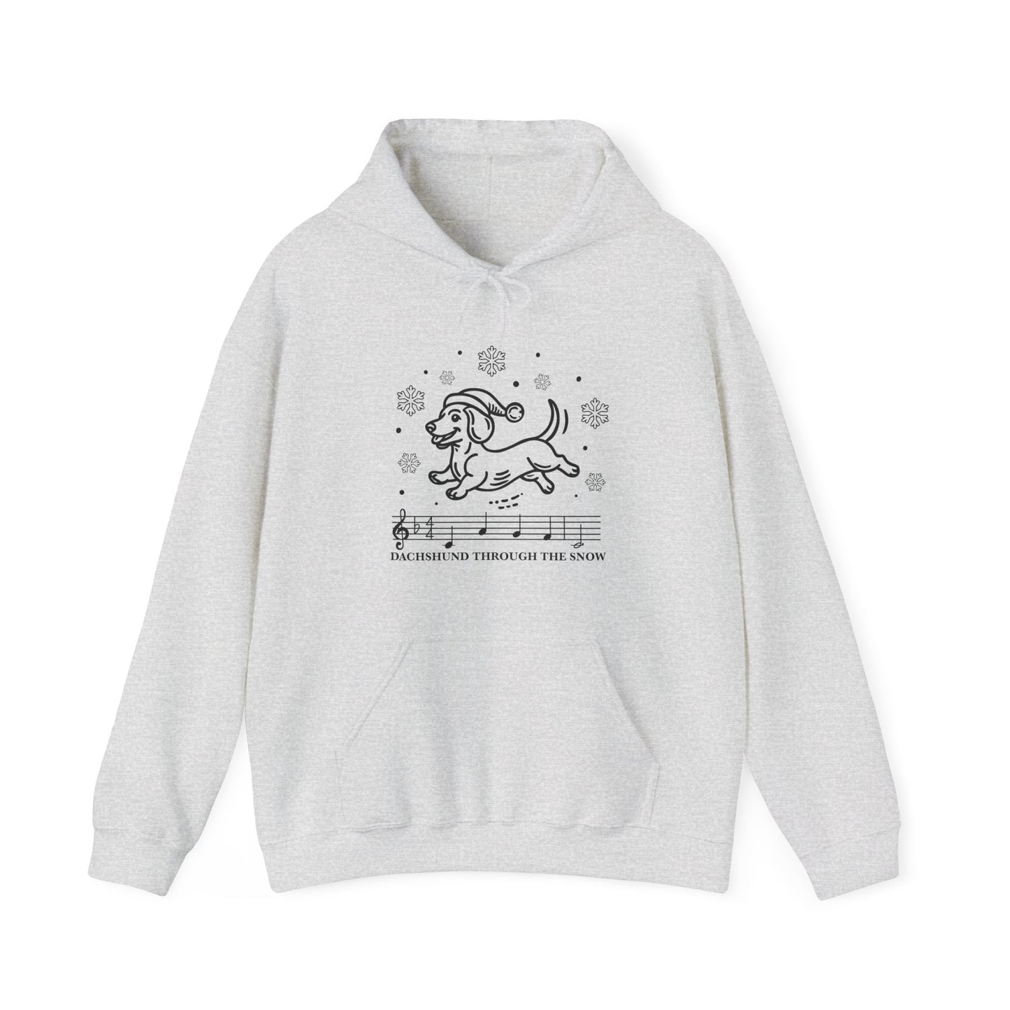 Dachshund Through The Snow Hoodie