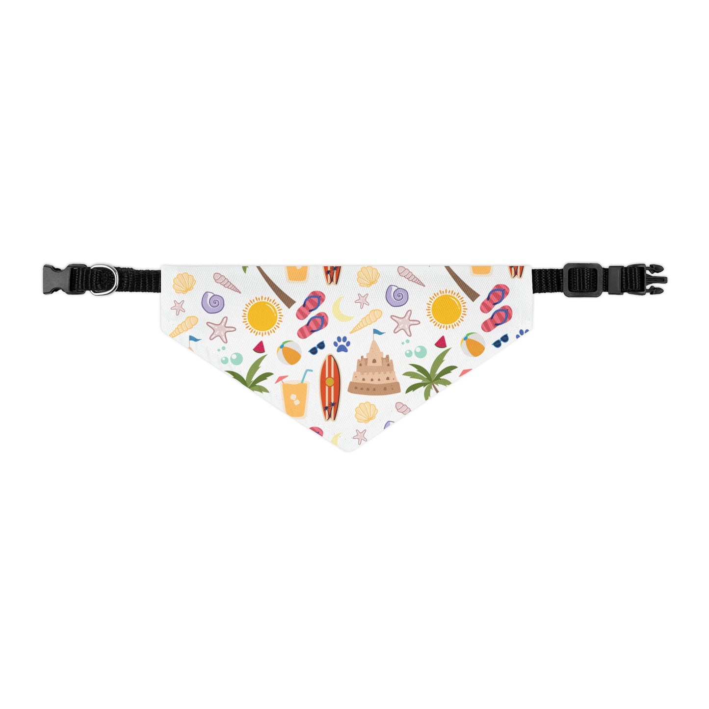 Beach Vibes Pet Collar/Bandana