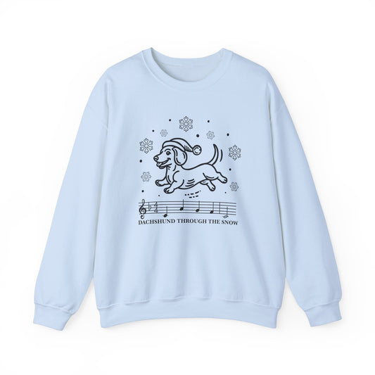 Dachshund Through The Snow Crewneck