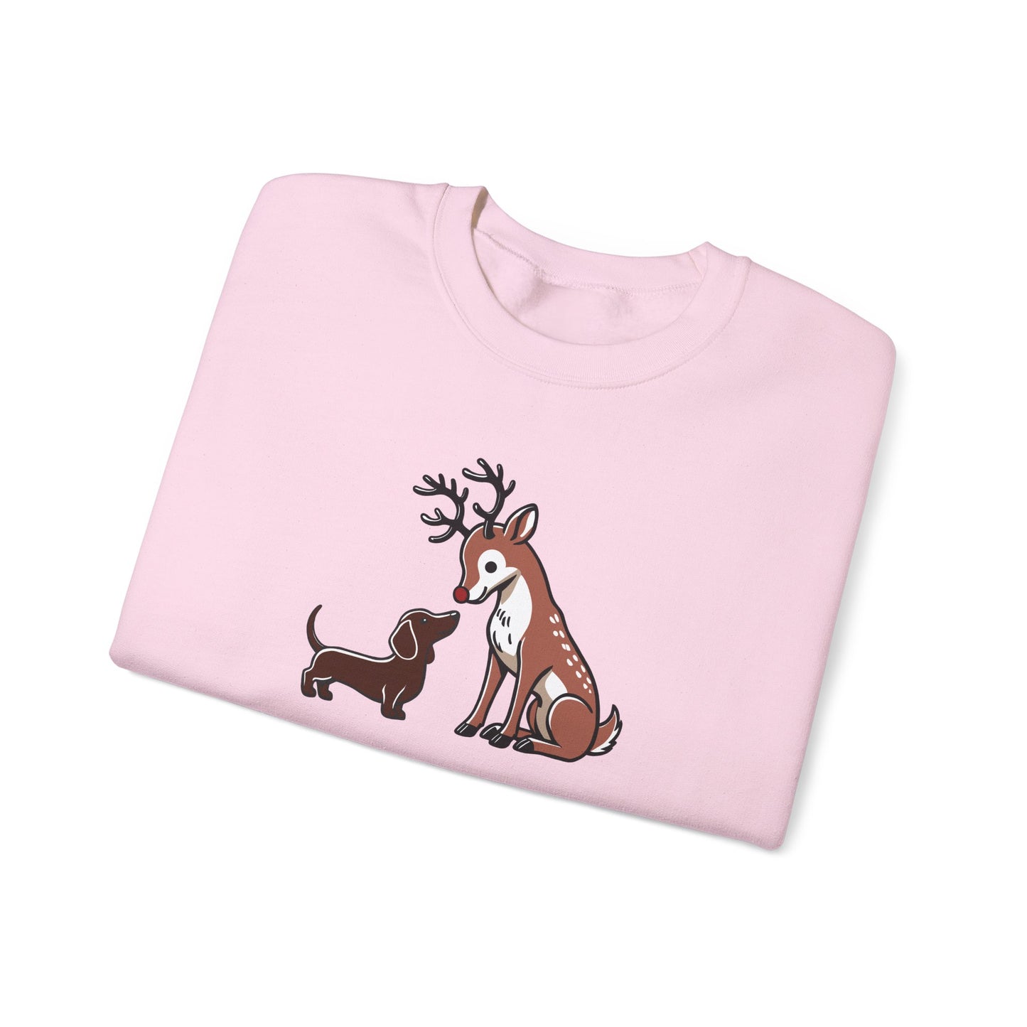 Reindeer Love Crewneck - Brown