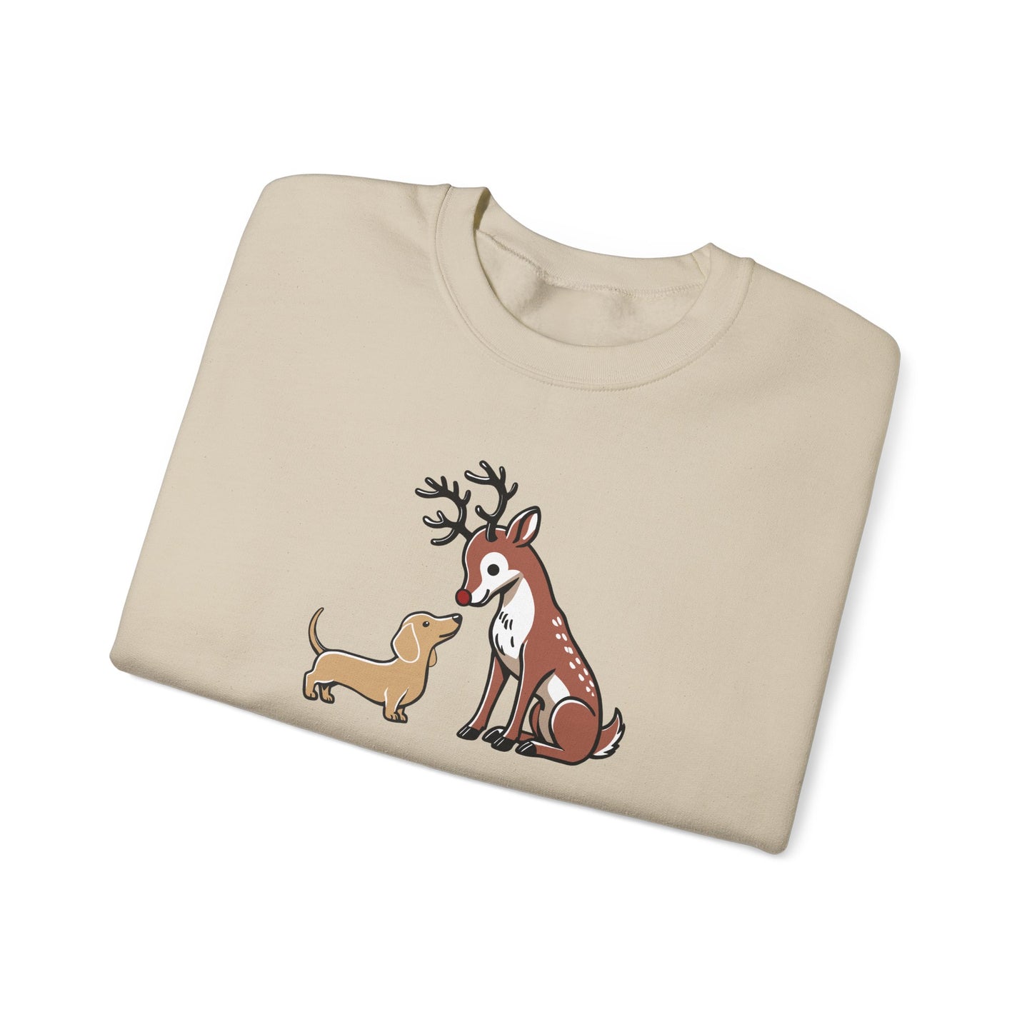 Reindeer Love Crewneck - Blonde