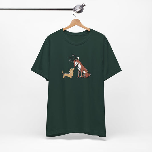 Reindeer Love - Blonde Short Sleeve