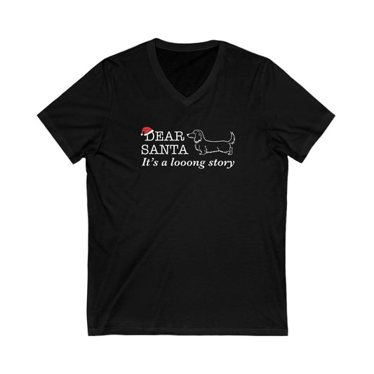 Dear Santa V-Neck Tee