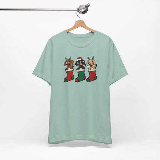 Dachshund Stocking Stuffer Short Sleeve