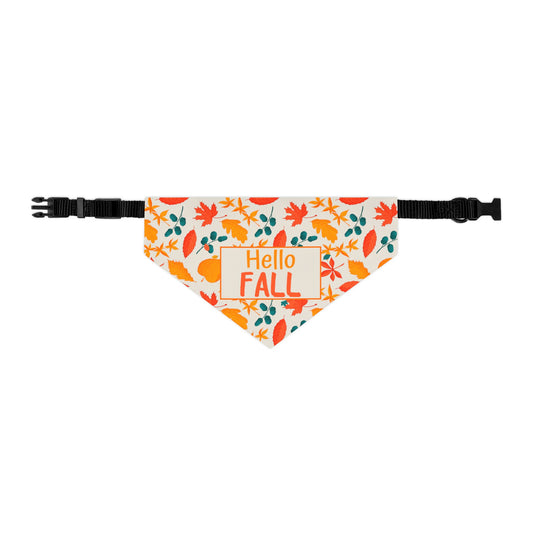 Hello Fall Bandana+Collar