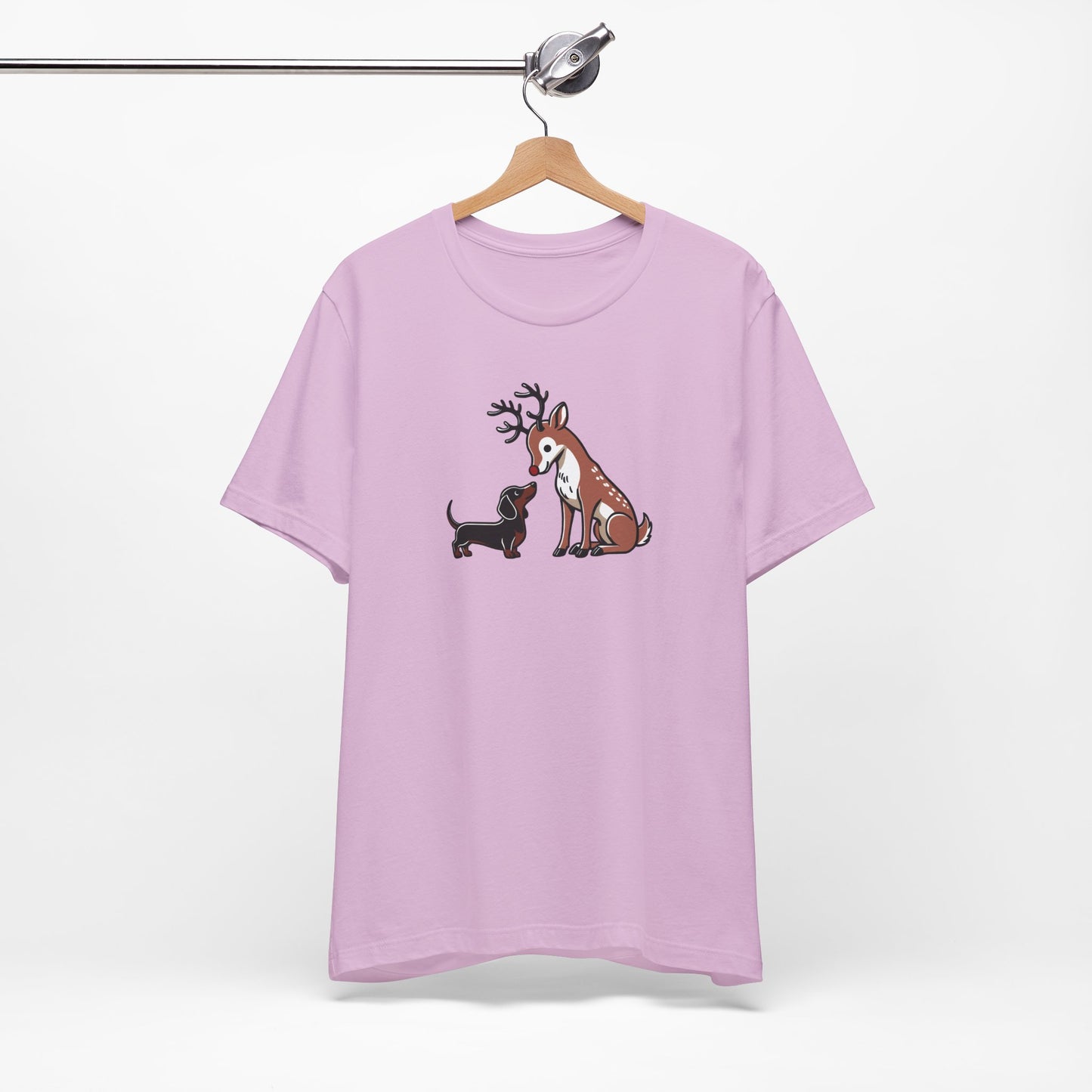 Reindeer Love - Black/Brown Short Sleeve