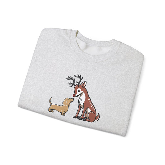 Reindeer Love Crewneck - Blonde