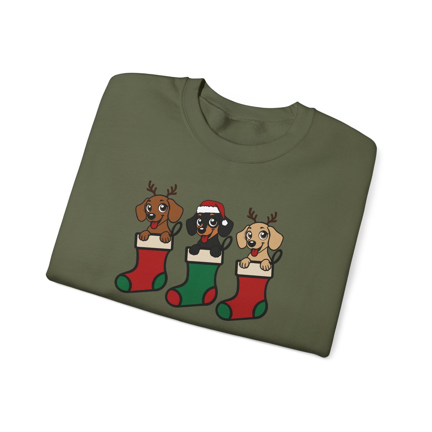 Dachshund Stocking Stuffer Crewneck