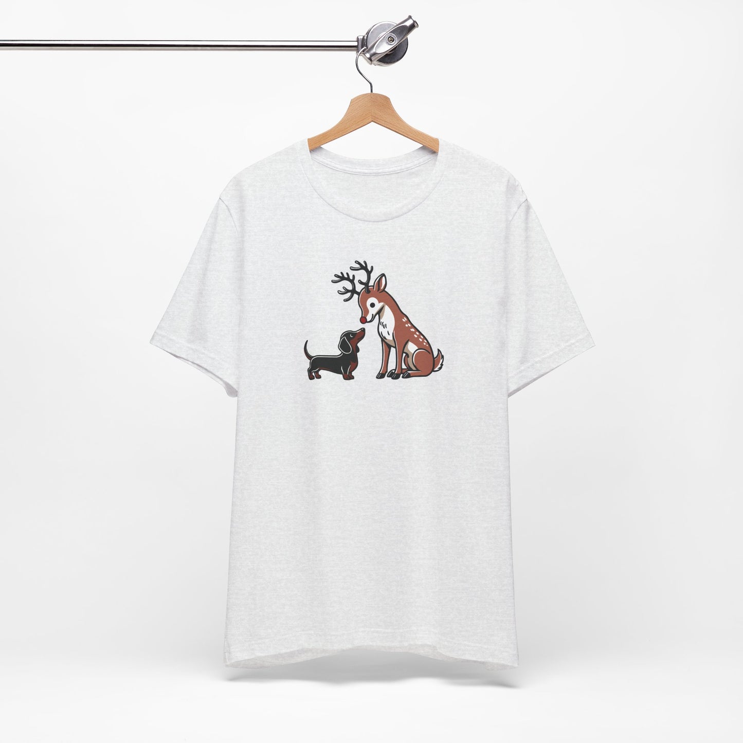 Reindeer Love - Black/Brown Short Sleeve